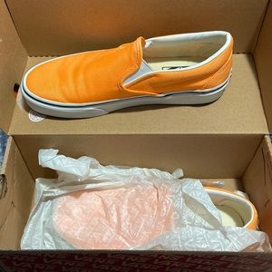 Neon orange vans